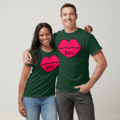 DSL Lips Big Hot Pink Lipstick T-shirt (Unisex)
