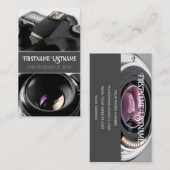 DSLR-cameramens voor fotografen Visitekaartje (Voorkant / Achterkant)
