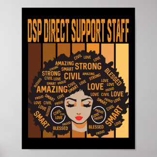 Dsp Directe Ondersteuning Personeel Krachtige Zwar Poster