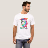 DSP Life Messy Bun Face Mask and Getting Stuts Don T-shirt (Voorkant volledig)