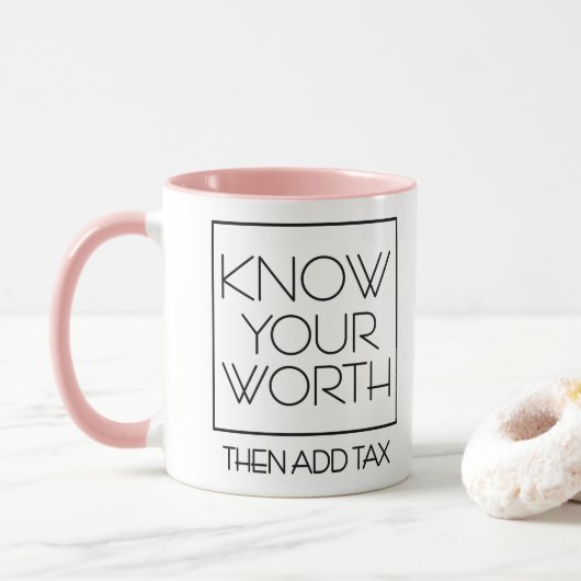 DSP - WEET UW WOORDEN DAN BELASTINGMOK TOEVOEGEN MOK (Met donut)