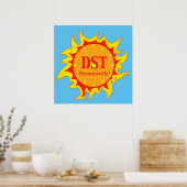 DST permanent - zomertijd Poster (Keuken)
