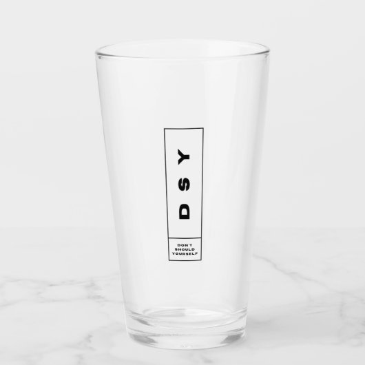 DSY LOGO ONE GLAS (Voorkant)