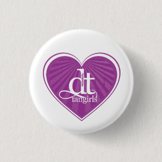 DT Fangirls (Heart Paarse Button) Ronde Button 3,2 Cm
