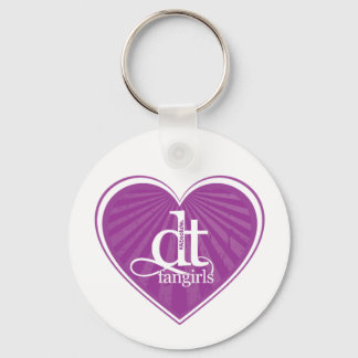 DT Fangirls (Heart Paarse Sleutelhanger) Sleutelhanger
