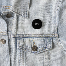 DT Initialen Aansteker – De Premium Cadeaubox Ronde Button 3,2 Cm