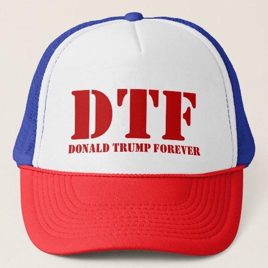 DTF Donald Trump for ever Petten (Voorkant)