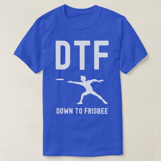 DTF Down To Frisbee Classic TShirt (Design devant)