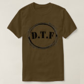 DTF neer om te vissen T-shirt (Design voorkant)