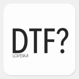 DTF-sticker Vierkante Sticker