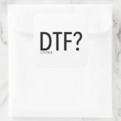 DTF-sticker Vierkante Sticker (Tas)