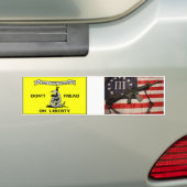 DTOL en III% Bumpersticker (Op auto)