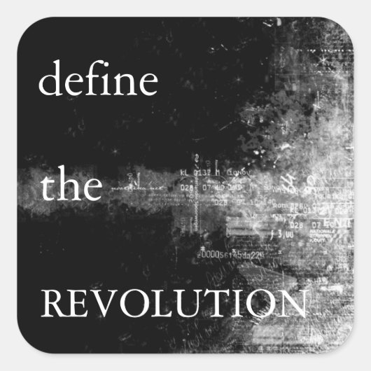 DTR-Sticker Vierkante Sticker (Voorkant)