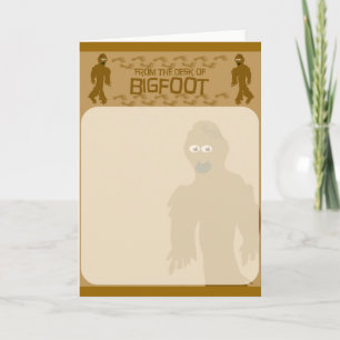 Du bureau de bigfoot !