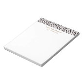 Du bureau de bloc-notes déchirable à motifs d'anim (Tourné)
