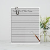 Du Bureau De ? ? ? Papier à lettres (Debout devant)