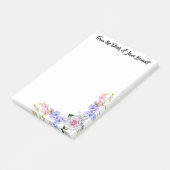 Du bureau de Personal Rose Post-It Notes (Incliné)