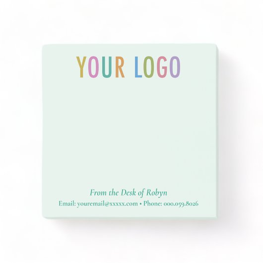 Du Bureau de Post-it® Notes avec Logo Vert