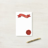 Du bureau des notes de post-it de Père Noël (Sur un bureau)