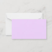 Du bureau simple Carte pour notes élégant (Dos)