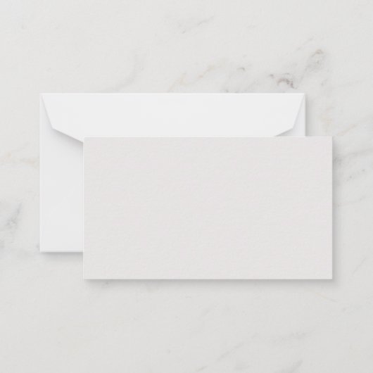 Du bureau simple Carte pour notes élégant (Dos)