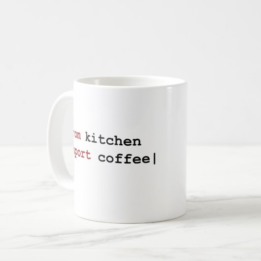 du café d'importation de cuisine - tasse de python (Devant gauche)