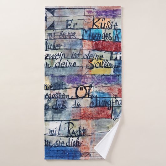 Du chant des chansons, Klee (Serviette de bain)