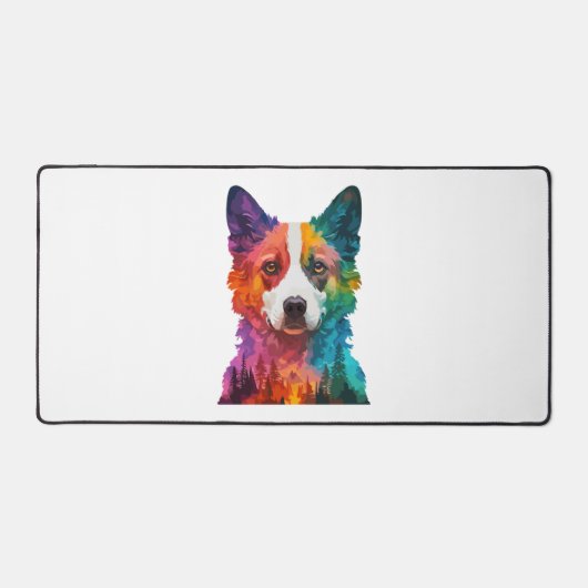 du chien coloré (Recto)