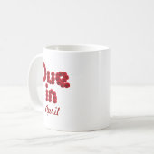 Dû en avril Mug (Devant gauche)