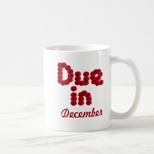 Dû en décembre Mug (Droite)