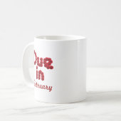 Dû en février Mug (Devant gauche)