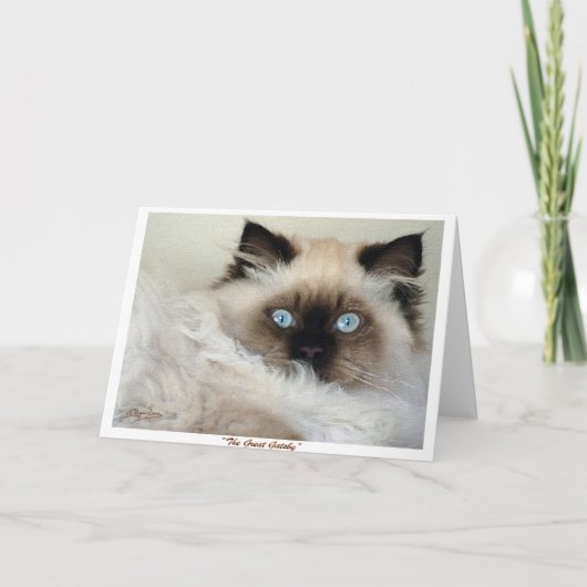 "Du GRAND carte de voeux GATSBY" (Devant)