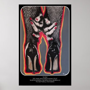 'Du Hast'-schildering op een Poster