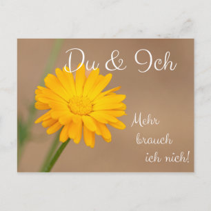 Du & Ich! Mehr brauch ich nich! Briefkaart