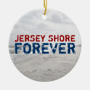 Du Jersey de rivage ornement de Noël pour toujour