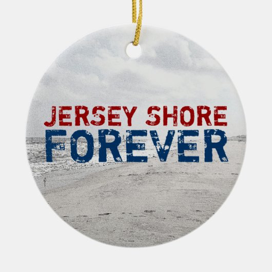Du Jersey de rivage ornement de Noël pour toujours (Devant)