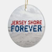 Du Jersey de rivage ornement de Noël pour toujours (Gauche)