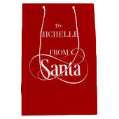 Du sac cadeau Noël de Noël de Noël de Santa Claus (Devant)