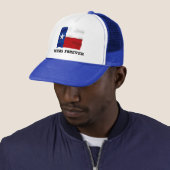 Du TEXAS casquette bleu de camionneur POUR (En situation)