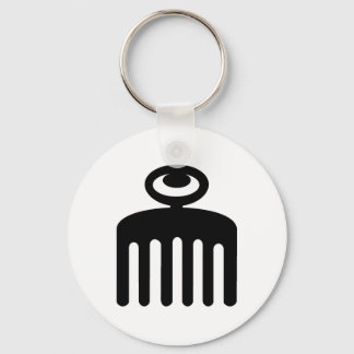 Duafe | Symbool Adinkra voor Feminine Beauty Sleutelhanger