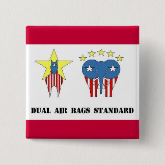 DUAL AIR BAGS STANDARD POLITIEKE BUTTON DEMOCRAT