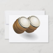 Dual Bongos Invitations (Devant)