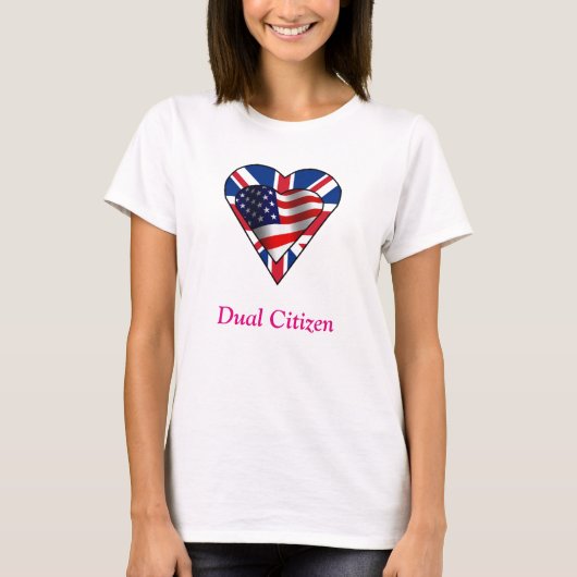 Dual Citizen UK-US T-shirt (Voorkant)