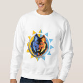 Dual Color Wolf Sweatshirt (Devant)