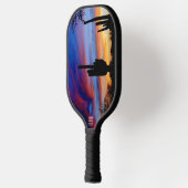 Dual Desert Zonsondergangen Pickleball Paddle (Links)
