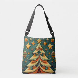 Dual-Design Kerstster & Boomtas Crossbody Tas