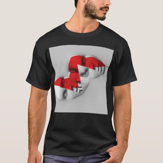 Dual Face-masker T-shirt (Voorkant)