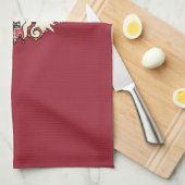 Dual Krampus en Old St. Nick Theedoek (Quarter Fold)