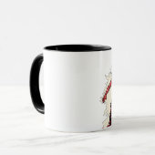 Dual Krampus en St. Nick Coffee-Mok Mok (Voorkant links)