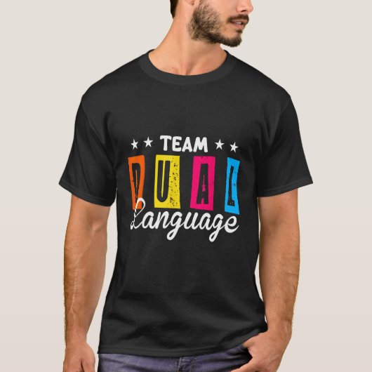 Dual Language Teachers Back To School Squad_2 T-shirt (Voorkant)